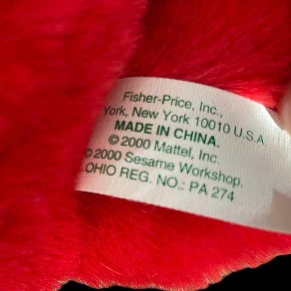 VTG Tickle Me Elmo Surprise 2000 Talks Laughs Sings Shakes 13” Sesame Street Toy - Picture 11 of 17